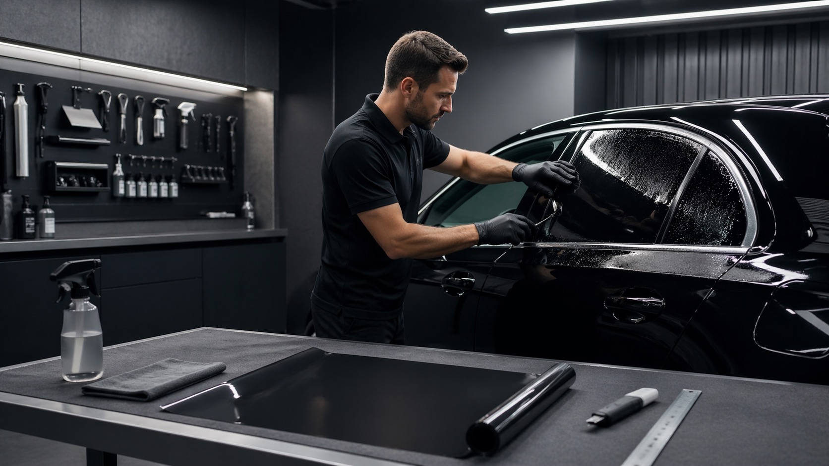 贴膜施工流程全解析：15 道工序缺一不可