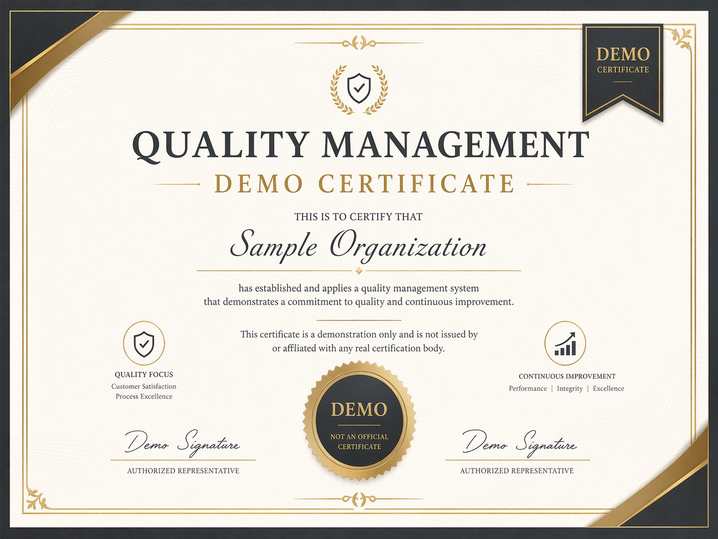 ISO 9001 质量管理体系